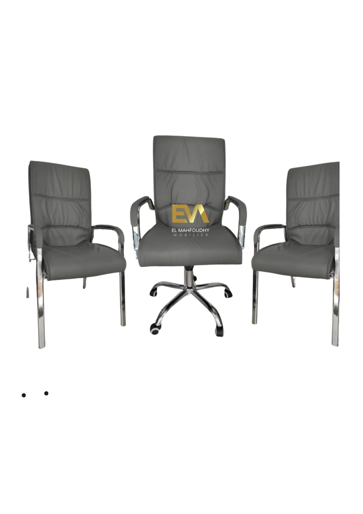 Ensemble Fauteuil en simili cuir Réf.F0604