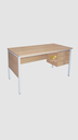 Bureau maitre avec 3 tiroirs en bois Réf.T081