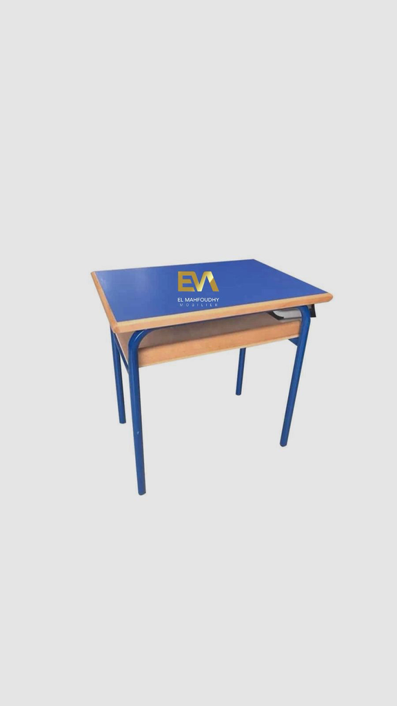 Table Scolaire Individuelle Avec Casier en bois Réf. T002 (60*40 cm)