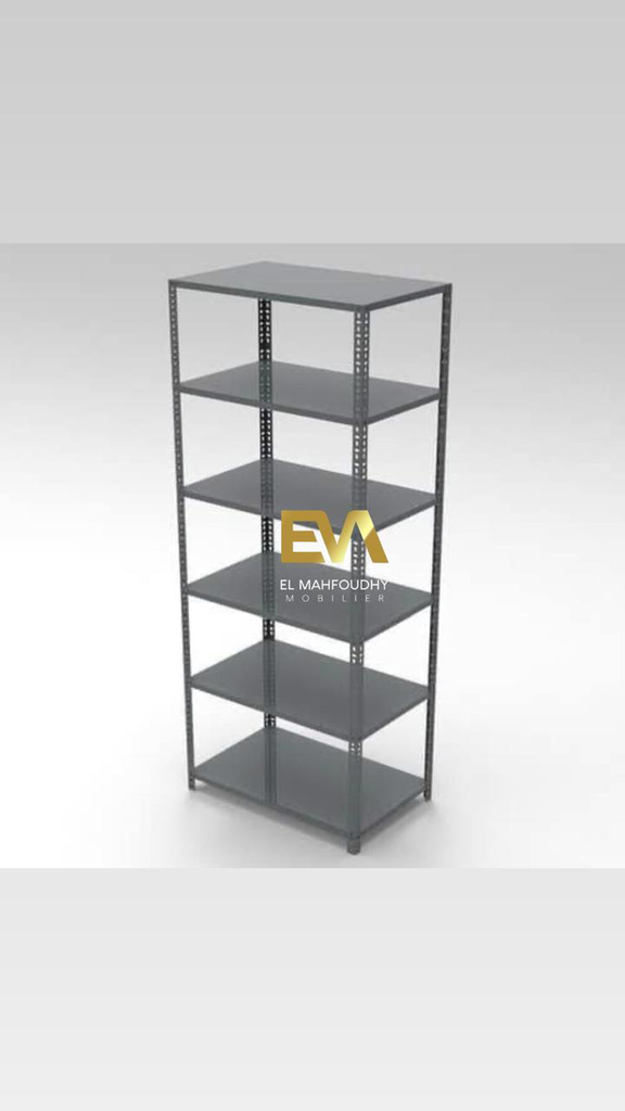 Rayonnage Métallique à 5 tablettes Réf.R1151